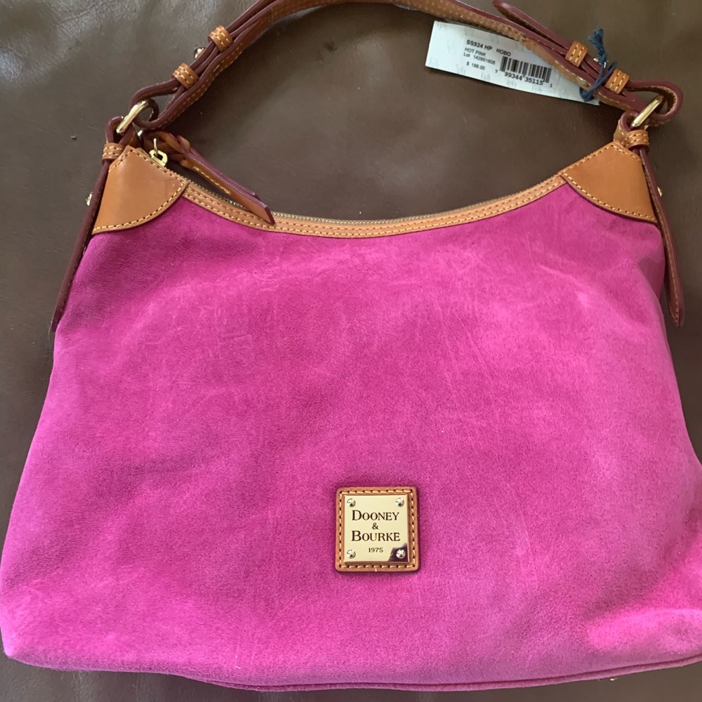 Dooney and Bourke hot pink hobo